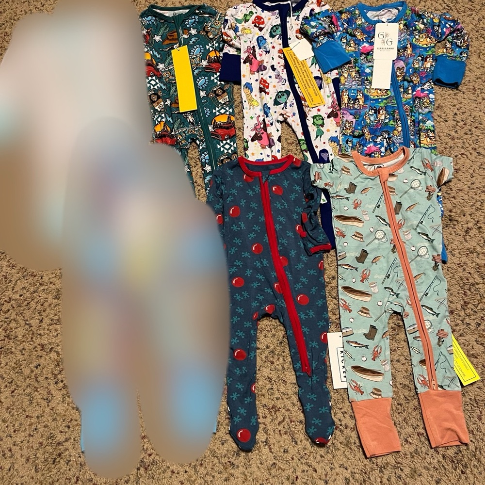 3-6 month bamboo zippy bundle nwt